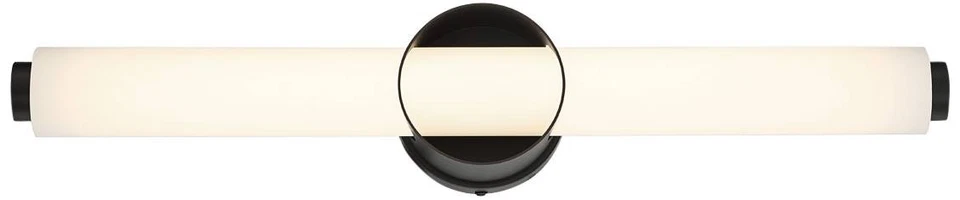 Barra de baño LED negra Eurofase Santoro 24 1/2" de ancho Foto 1 de 1