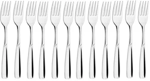 Abert Ischia, set 12 forchette tavola acciaio 18/c spessore 1,5 mm nickel free - Foto 1 di 1