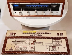[Original Box]Marantz 2215B Stereo Receiver–Fully Restored-Free WC-22- 1Year WRT - Picture 1 of 15