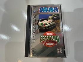 Sega Rally Championship (Sega Saturn 1995) CIB Complete w Manual + Reg Card MINT