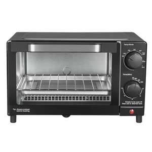 4 Scheiben Arbeitsplatte Toaster Ofen mit 3 Einstellungen, inklusive Backrost und Pfanne, B - Bild 1 von 12