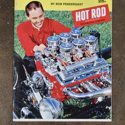 Carburador sistema de combustible vintage Hot Rod Magazine 1962 sopladores tanque luna Stromberg Foto 1 de 4
