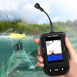 100M Depth XF03 Fish Finders 45 Degrees Sonar Fish Finder  Sea Fishing - Picture 1 of 12