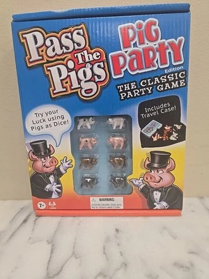Pass The Pigs PIG PARTY - Juego de Dados Fiesta - Noche de Juego Familiar Niños 7+ y Adultos Foto 1 de 4