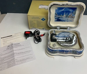 CRACKER BARREL  MR. CHRISTMAS  PORCELAIN SYMPHONIUM MUSIC BOX - 70 SONGS - Picture 1 of 14