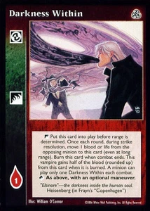Darkness Within [Third set] - VTES card - Imagen 1 de 2