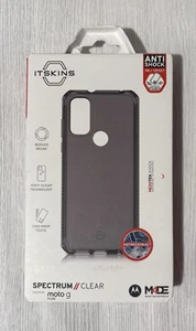 ItSkins Spectrum Clear Series Case for Motorola Moto G Pure (2021) Smoke Grey - Picture 1 of 2