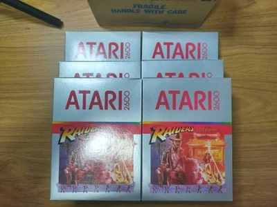 Raiders of the Lost Ark Six Pack Brand New Sealed Atari 2600 last printing in US - Image 1 of 4