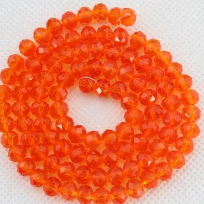 Pulsera Aurora 8 mm cuentas sueltas de cristal redondas facetadas cuentas de vidrio color AB Foto 1 de 4