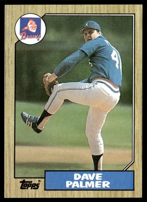 1987 Topps Dave Palmer Atlanta Braves #324 - Image 1 of 2