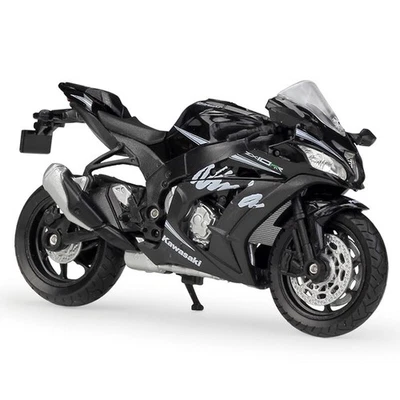 1/18 Scale Kawasaki Ninja ZX10-RR Motorcycle Model Diecast Toy Vehicle Boys Toys - Image 1 of 4