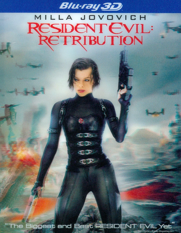 RESIDENT EVIL: RETRIBUTION *2012* / NEW Region A Blu-ray 3D - Image 1 of 1
