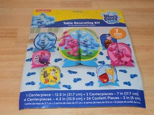 Blue's Clues & You, Kit decorazione tavola buon compleanno 7 pezzi decorazione festa - Foto 1 di 2