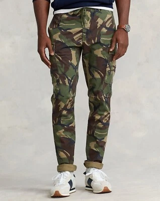 Polo Ralph Lauren B&T Military Army Hunt Camo Cargo Field Slim Pants Paratrooper - Image 1 of 4