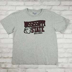 Mississippi State University MSU Bulldogs Champion Youth Large T-Shirt  - Picture 1 of 8