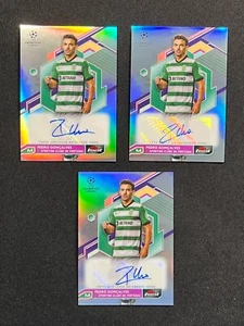 2022-23 Topps Finest UCC Pedro Goncalves Sporting CP Autograph #A-PG 3x LOT - Picture 1 of 2
