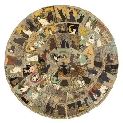 72 pcs Vintage Cat Waterproof Stickers / Cute Cartoon Stickers /Phone Cases DIY - Image 1 of 4