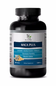 Maca peruana - MACA PLUS COMPLEX 1300mg - Improves sexual sensitivity - 1 Bottle - Picture 1 of 12