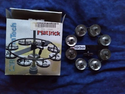 Juego de platillos pandereta Rhythm Tech Hat Trick RT 7402 níquel Hi-Hat 16 pares Foto 1 de 4
