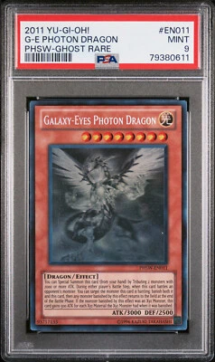 Yugioh Galaxy-Eyes Photon Dragon PHSW-EN011 Ghost Rare PSA 9 - Image 1 of 2