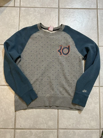 Rare throwback KD Kevin Durant Nike Thunder sweatshirt medium Cover
