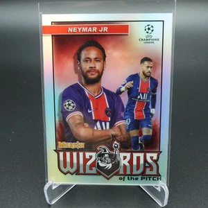 2020-21 TOPPS CHROME MERLIN UEFA NEYMAR JR WIZARDS OF THE PITCH CARD NM - Picture 1 of 2