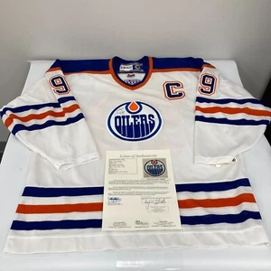 Wayne Gretzky Signed Authentic CCM Edmonton Oilers Game Model Jersey JSA COA - Picture 1 of 11