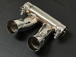 SILENCIADOR ADAPTADOR ESCAPE CENTRAL Porsche Boxster Cayman S 981 982 - techart - Imagen 1 de 5