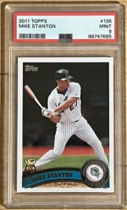 2011 Topps All-Star Rookie Cup Giancarlo Mike Stanton #135 Marlins/Yankees PSA 9 - Picture 1 of 2