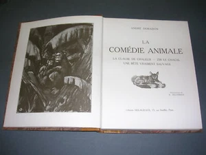 A. Demaison la comédie animale 1936 dessins de deluermoz reliure ornée - Picture 1 of 6