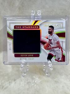 2022-23 Immaculate KEVIN LOVE The Standard Game Worn Jersey #02/99 Miami Heat