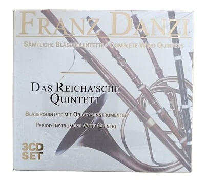 Franz Danzi: Sämtliche Bläserquintette Complete Wind Quintets 3CD Sealed Box Set - Image 1 of 4