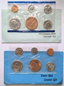 1983 P & D Souvenir Set US Mint Philadelphia Denver Uncirculated 10 Coins - Picture 1 of 2