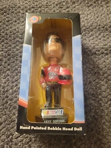 Jeff Gordon Raro NASCAR Pintado a Mano Bobblehead 2001 - Imagen 1 de 5
