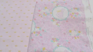 2 Pieces Fabric 53"x 44" Each Daisy Kingdom Dutchess Cameo Duke Quilted Crown - Picture 1 of 11