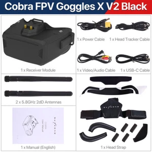 SKYZONE Cobra S X V4 FPV Video Goggles 800x480 4.3in 48CH Receiver for FPV Drone - Picture 1 of 9