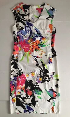 Новый Catherine Malandrino женщин цветочный полуофициальный консервативный платье-футляр 6 - Изображение 1 из 4