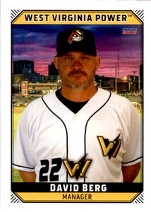 2019 West Virginia Power Choice #30 David Berg Manager Roseville California Card