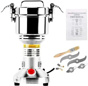 High Speed 500g Electric Grain Mill Grinder Powder Machine Spice Herb Grinder - Picture 1 of 9