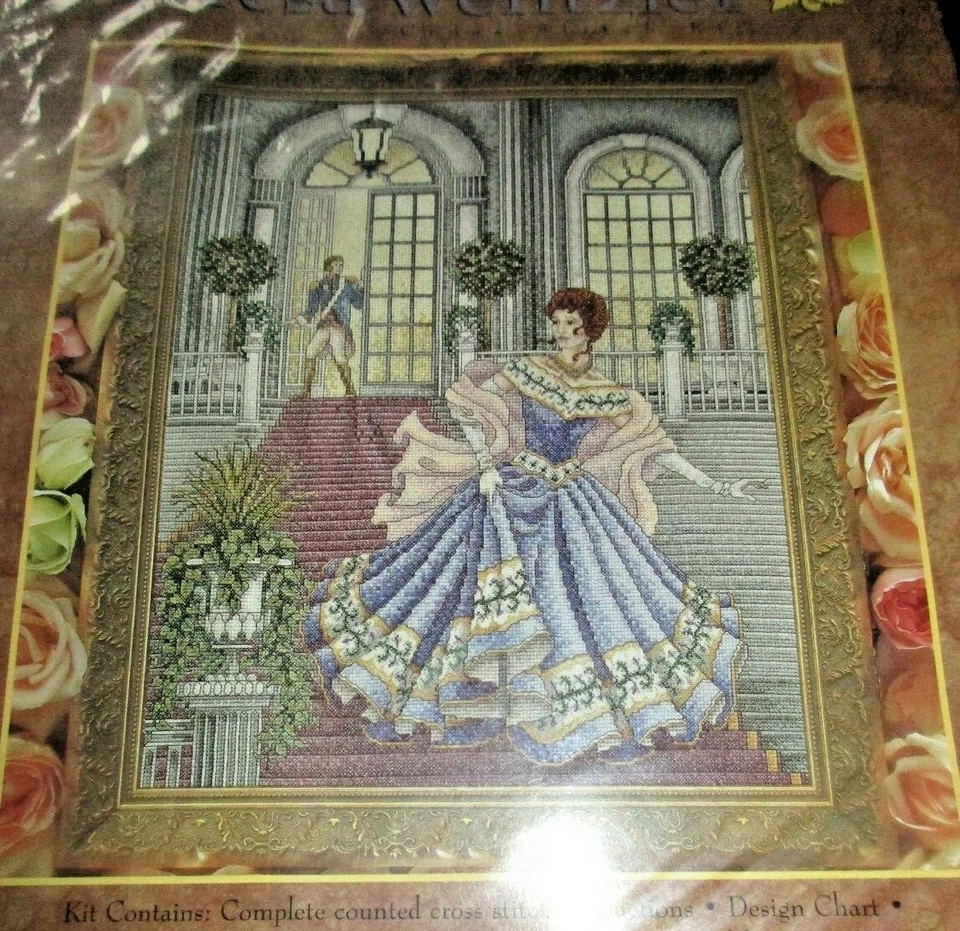 Stroke of Midnight Cross Stitch Kit Teresa Wentzler #42301 Cinderella Fairytale