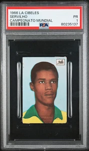 1966 La Cibeles Campeonato Mundial Servilho Servilio Brazil PSA 1 Pop 1 Highest - Picture 1 of 2
