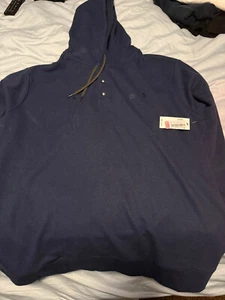 Polo By Ralph Lauren Blau 3 Knopf Hoodie Pullover Bestickt Pony Herren Neu 3XLT - Bild 1 von 2