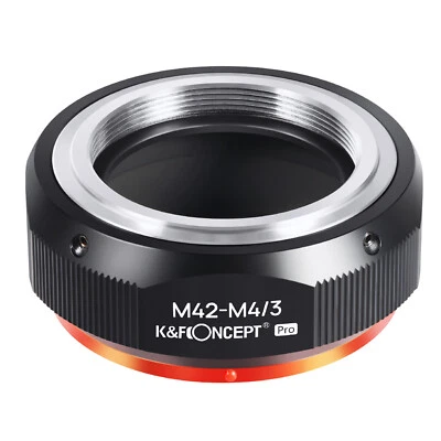 K&F Concept adapter Pro for M42 mount lens to Micro 4/3 M4/3 MFT G3 GH2 OM-D - Image 1 of 4