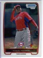 2012 Bowman Chrome Prospects #BCP112 Maikel Franco Phillies NM-MT 