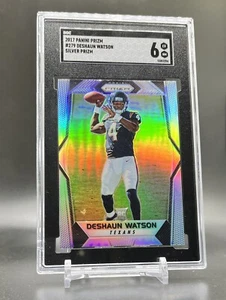 Deshaun Watson 2017 Prizm #279 SGC 6 Rookie Silver Holo Cleveland Browns - Picture 1 of 2