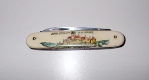 Taschenmesser, 2-teilig, Reichsburg Cochem Mosel, 60er Jahre, neuwertig! - Bild 1 von 6