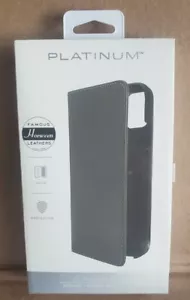 Nuovissimo portafoglio in pelle platino iPhone 11 Pro o iPhone 11 Pro Max nero - Foto 1 di 6