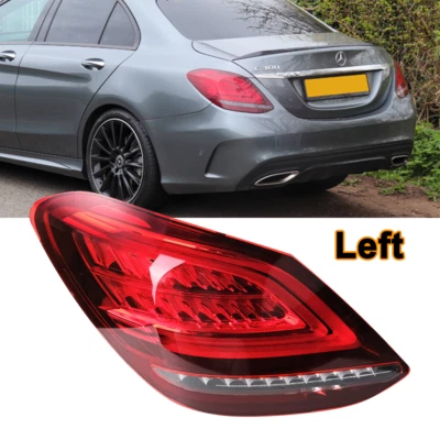 For 2019-2021 Mercedes-Benz W205 C300 LED Tail Light Rear Brake Lamp Left Driver Foto 1 de 4