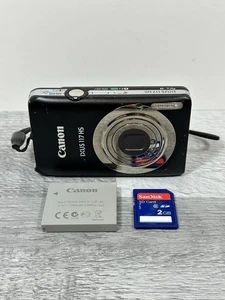 Canon IXUS 117 HS Digital Camera 12.1MP Black With 2GB SD Card ~ Working - Picture 1 of 21