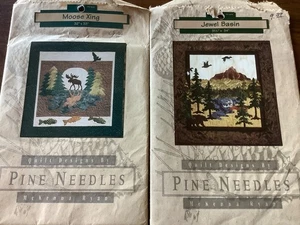 McKenna Ryan/ 2 Quilt Patterns Kit Pine Needles Moose Xing & Jewel Basin uncut - Picture 1 of 3